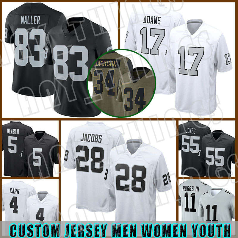 17 Davante Adams 28 Josh Jacobs Darren Waller Football Jersey Chandler Jones Derek Carr Raideres Henry Ruggs III Divine Deablo Hunter Renfrow Maxx Crosby Bo Jackson, Custom youth(t x z)
17 Davante Adams 28 Josh Jacobs Darren Waller Football Jersey Chandler Jones Derek Carr Raideres Henry Ruggs III Divine Deablo Hunter Renfrow Maxx Crosby Bo Jackson, Custom youth(t x z)
