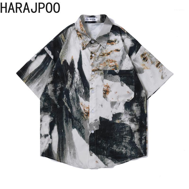 Harajpoo Couple Shirts 2022 Summer Loose Trend Retro Print Fashion Casual Fried Street Ruffian Handsome Short-sleeved Blouses Men, 012
Harajpoo Couple Shirts 2022 Summer Loose Trend Retro Print Fashion Casual Fried Street Ruffian Handsome Short-sleeved Blouses Men, 012