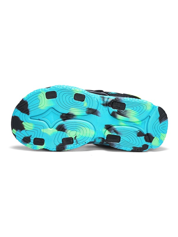 Boys Letter Detail Colorblock Sports Sandals SHE