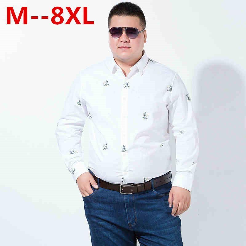 Plus 10XL 8XL 6XL 5XL Men Casual Shirt Printed Patchwork Striped Long Sleeve Thin Breathable White Autumn Dress Shirts Men's
Plus 10XL 8XL 6XL 5XL Men Casual Shirt Printed Patchwork Striped Long Sleeve Thin Breathable White Autumn Dress Shirts Men's