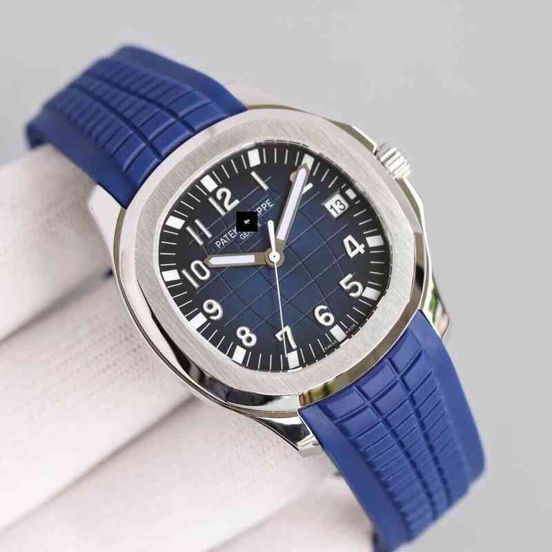 Nautilus Watch Sapphire Mirror Men's Fully Automatic Mechanical Movement Grenade Ultra Thin, Blue side
Nautilus Watch Sapphire Mirror Men's Fully Automatic Mechanical Movement Grenade Ultra Thin, Blue side