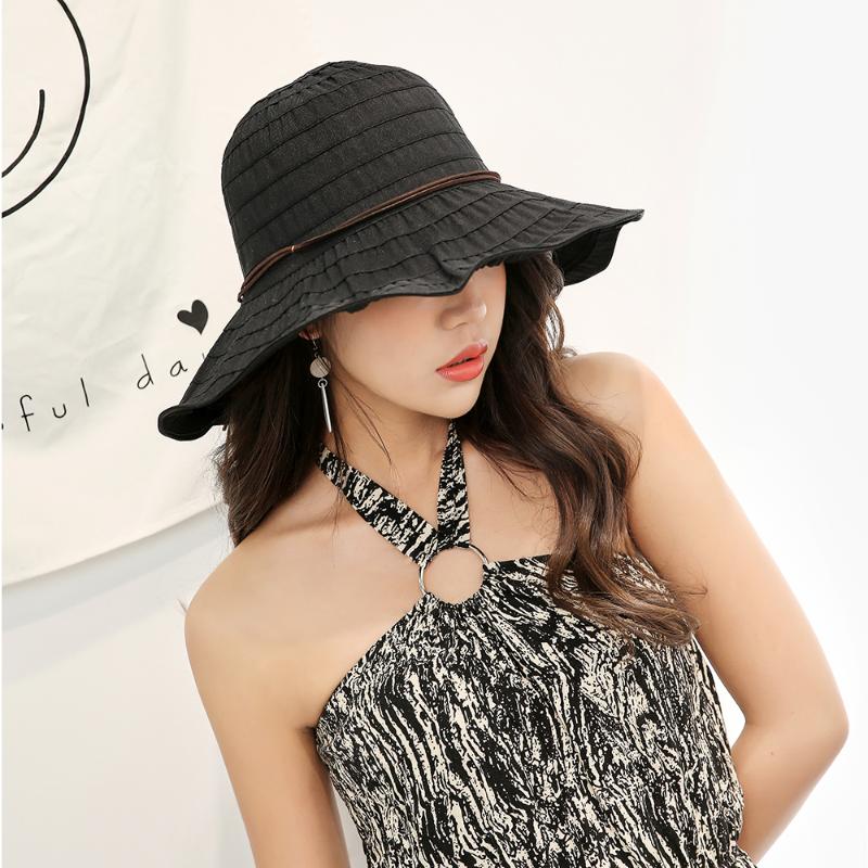 Wide Brim Hats Difanni Summer For Women Fashion Design Beach Sun Hat Foldable Brimmed Shade, Black
Wide Brim Hats Difanni Summer For Women Fashion Design Beach Sun Hat Foldable Brimmed Shade, Black