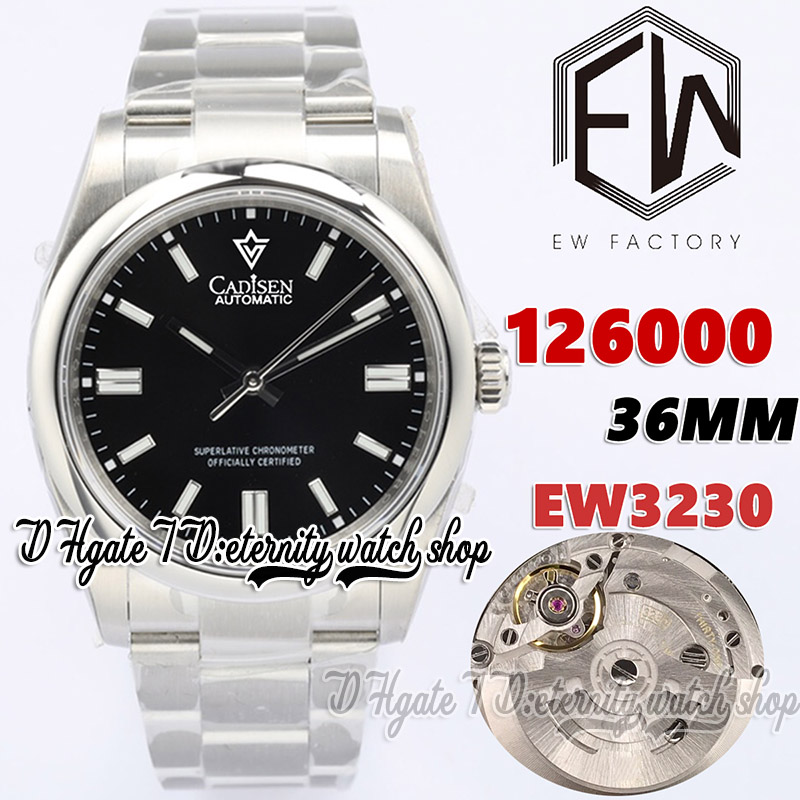 EWF V3 ew126000 Cal.3230 EW3230 Automatic Woman Watch 36MM Black Dial Stick Markers 904L Stainless Steel Bracelet With Same Serial Warranty Card eternity Watches, Watch waterproof cost
EWF V3 ew126000 Cal.3230 EW3230 Automatic Woman Watch 36MM Black Dial Stick Markers 904L Stainless Steel Bracelet With Same Serial Warranty Card eternity Watches, Watch waterproof cost