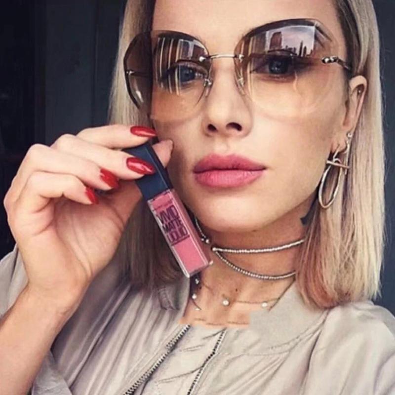 Sunglasses Retro Oversized Women Brand Designer Fashion Rimless Gradient Sun Glasses Female Cutting Lens Ladies Eyeglasses
Sunglasses Retro Oversized Women Brand Designer Fashion Rimless Gradient Sun Glasses Female Cutting Lens Ladies Eyeglasses