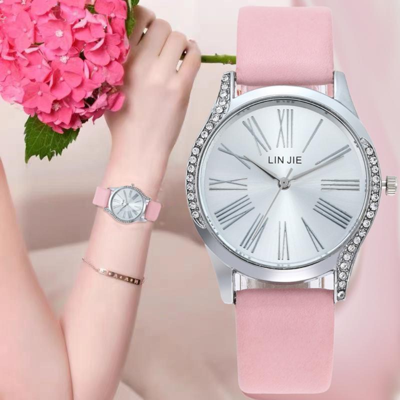 Wristwatches Simple Rome Creativity Women Fashion Watches Wave Dial Design Casual Ladies Leather Pink Woman Quartz Clock Gifts, Red
Wristwatches Simple Rome Creativity Women Fashion Watches Wave Dial Design Casual Ladies Leather Pink Woman Quartz Clock Gifts, Red