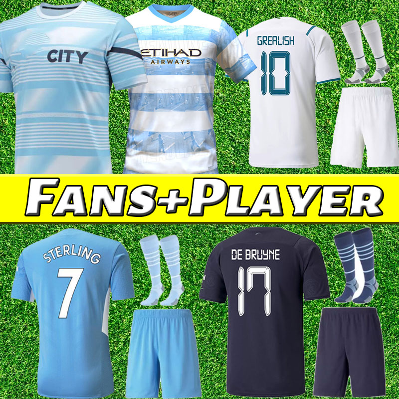Manchester player version soccer jersey GREALISH STERLING FERRAN DE BRUYNE FODEN 2022 23 football shirts men kids kit sets uniform full kit sock MENDY BERNARDO MAN, Away
Manchester player version soccer jersey GREALISH STERLING FERRAN DE BRUYNE FODEN 2022 23 football shirts men kids kit sets uniform full kit sock MENDY BERNARDO MAN, Away