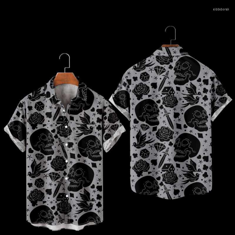 Men's Casual Shirts Skull Style Short Sleeve Fashion Pocket Shirt Women/Men Clothes Unisex TopsMen's Eldd22, Sky blue
Men's Casual Shirts Skull Style Short Sleeve Fashion Pocket Shirt Women/Men Clothes Unisex TopsMen's Eldd22, Sky blue
