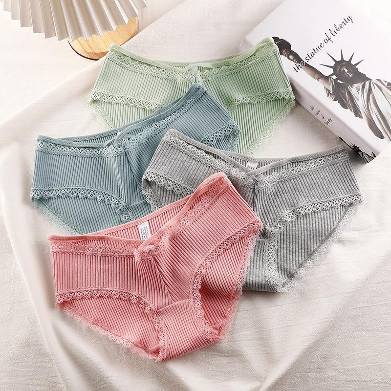 Women's Panties 3Pcs/Lot Women Soft Cotton Briefs Lace Edge Panty Solid Seamless Bandage Low Rise Underwear Lady Comfort Underpants Lingerie
Women's Panties 3Pcs/Lot Women Soft Cotton Briefs Lace Edge Panty Solid Seamless Bandage Low Rise Underwear Lady Comfort Underpants Lingerie