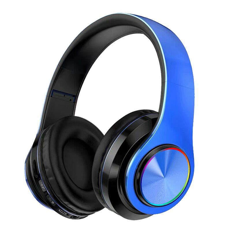 Headset wireless bluetooth headset with colorful breathing light Bass-heavy sports gaming headphone Express
