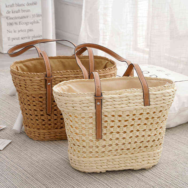 Women's Straw Woven Bag One Shoulder Spring New Hollow Out Large Capacity Fashion Urban Simple White Khaki220614, Khaki
Women's Straw Woven Bag One Shoulder Spring New Hollow Out Large Capacity Fashion Urban Simple White Khaki220614, Khaki