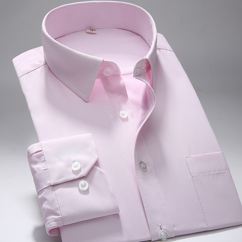 S~7xl Oversized shirt men regular fit square collar long sleeve dress shirts for Solid Twill Striped White Mens Clothes 220322
