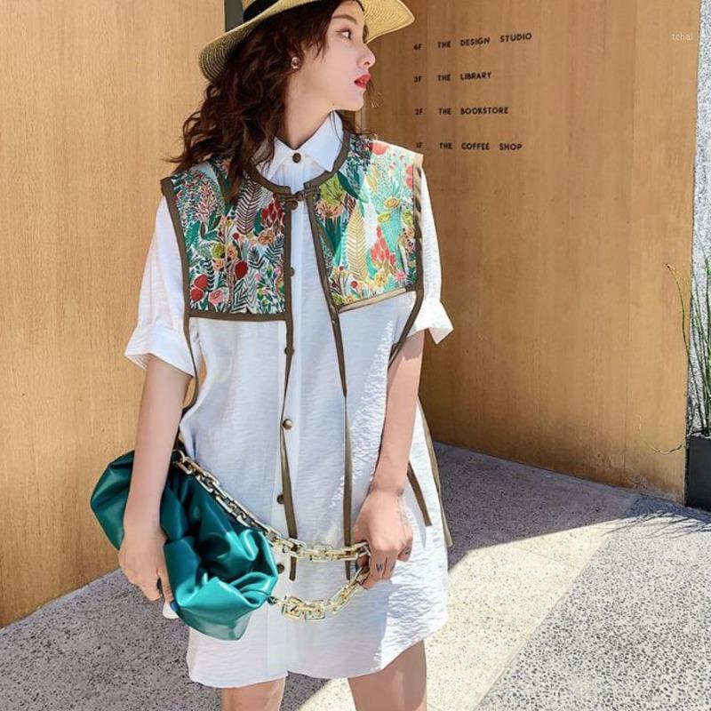 Women' Blouses & Shirts Vintage Long Shirt With Cape Summer White Blouse Button Up Short Sleeve Pink Fashion Frilly Top Clothing U206
Women' Blouses & Shirts Vintage Long Shirt With Cape Summer White Blouse Button Up Short Sleeve Pink Fashion Frilly Top Clothing U206