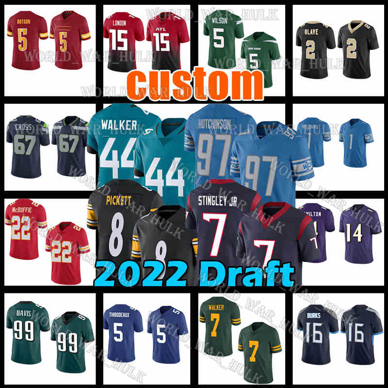 8 Kenny Pickett Football Jersey 44 Travon Walker 97 Aidan Hutchinson 2022 Draft 7 Derek Stingley Jr. 15 Drake London 5 Garrett Wilson 2 Chris Olave 1 Jameson Williams Men, Men jersey(m h)+patch
8 Kenny Pickett Football Jersey 44 Travon Walker 97 Aidan Hutchinson 2022 Draft 7 Derek Stingley Jr. 15 Drake London 5 Garrett Wilson 2 Chris Olave 1 Jameson Williams Men, Men jersey(m h)+patch