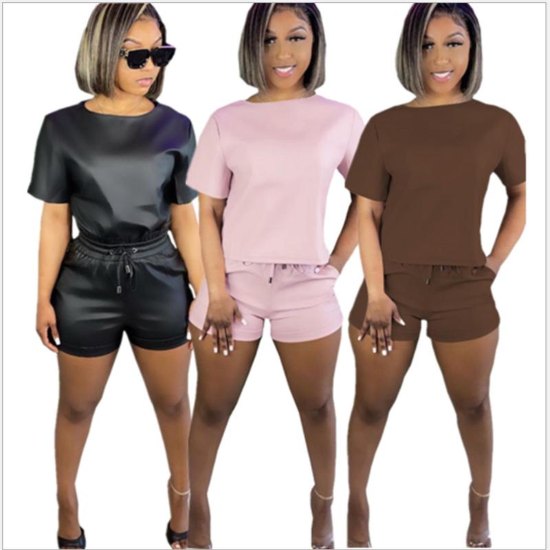Women' Tracksuits Simple Pure Color O Neck Short Sleeve Bro And Casual Lady Fashion High Street PlaysuitsWomen, Black
Women' Tracksuits Simple Pure Color O Neck Short Sleeve Bro And Casual Lady Fashion High Street PlaysuitsWomen, Black