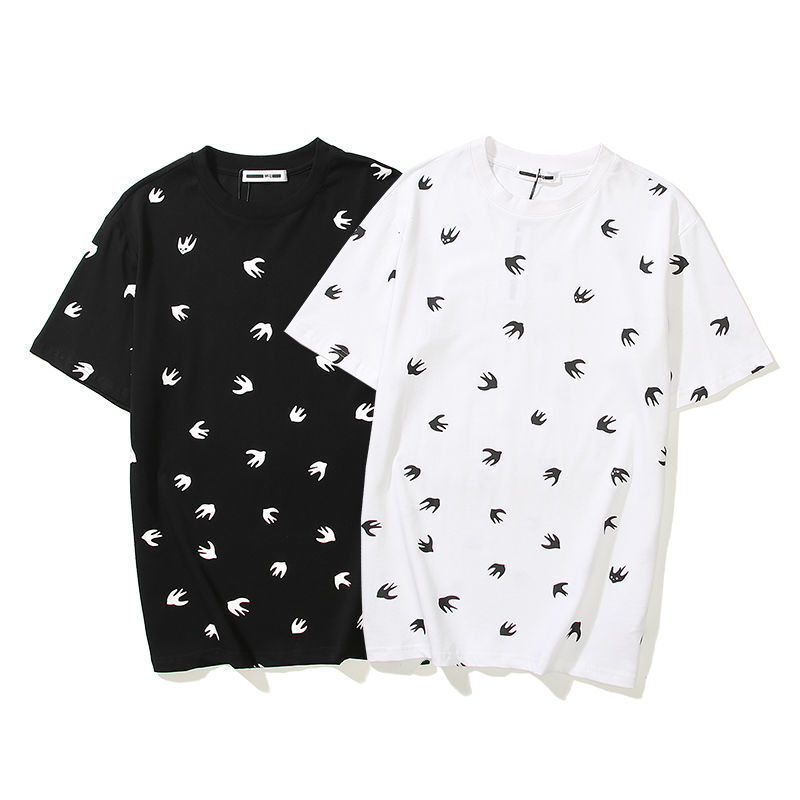 Hot Selling Cotton t Shirt Mc q Designer Tshirts Tide Brand Short Sleeve T-shirt Classic Swallow Print Sweatshirt Fashion Casual Loose Men, White
Hot Selling Cotton t Shirt Mc q Designer Tshirts Tide Brand Short Sleeve T-shirt Classic Swallow Print Sweatshirt Fashion Casual Loose Men, White