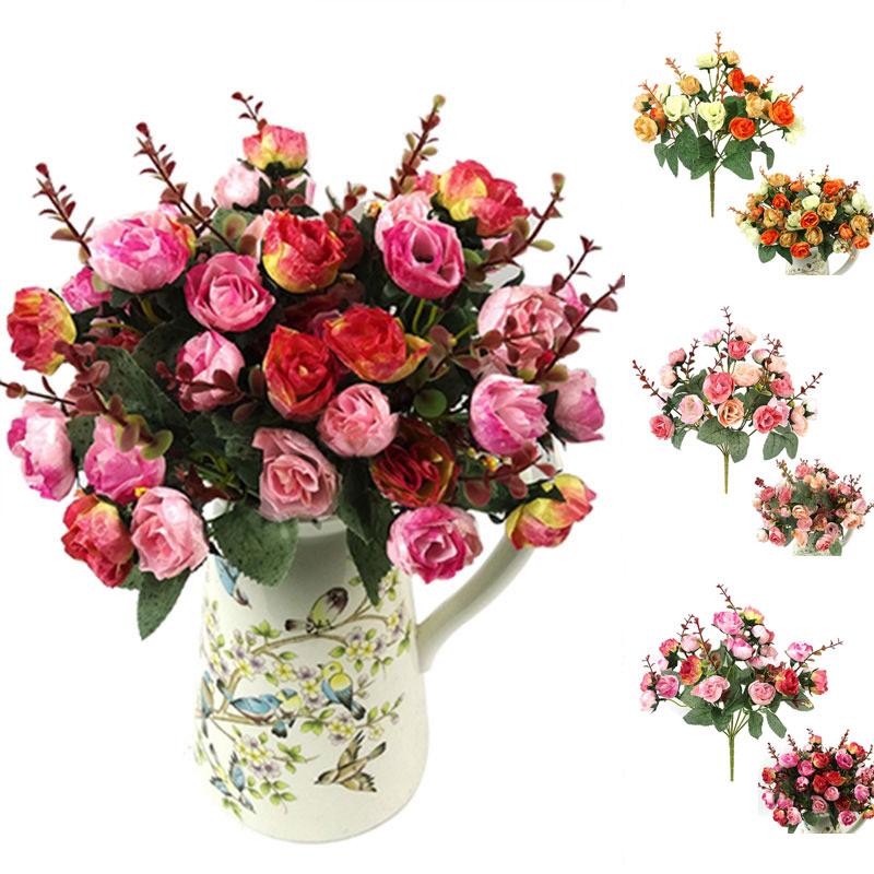 Decorative Flowers & Wreaths 21 Heads Elegant Artificial Rose Simulation Silk For Home Bouquet Party Wedding Decor, Red
Decorative Flowers & Wreaths 21 Heads Elegant Artificial Rose Simulation Silk For Home Bouquet Party Wedding Decor, Red