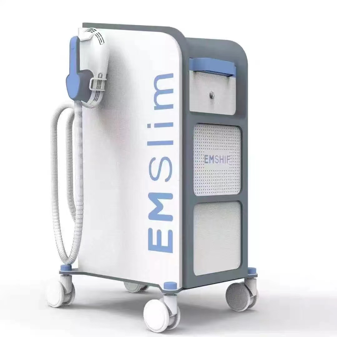 2022 Hiemt Emslim 7 Tesla Hi-emt Machine With 2 Handles With Pelvic Stimulation cushion Optional muscule stimulator