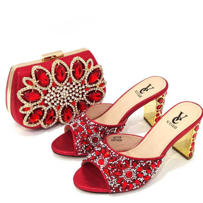Sandals Italian Design 2022 Arrival African Elegant Red Color Party Wedding Ladies Shoes And Bag Decorated With RhinestoneSandals, Photo color
Sandals Italian Design 2022 Arrival African Elegant Red Color Party Wedding Ladies Shoes And Bag Decorated With RhinestoneSandals, Photo color