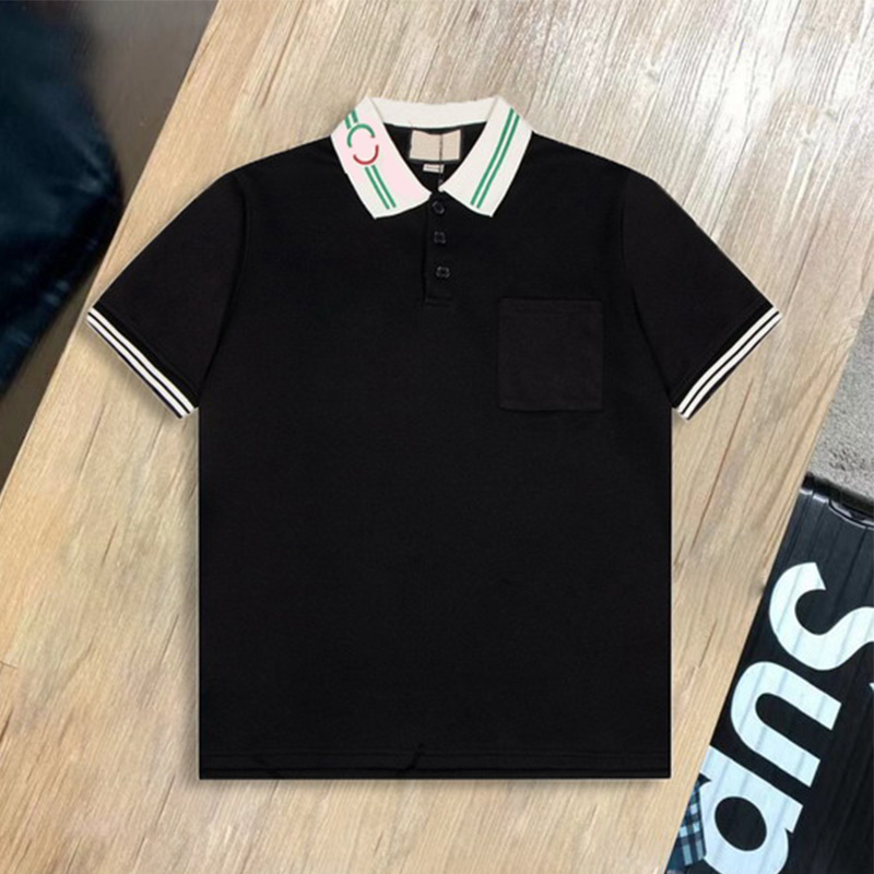 Men Polo Shirts Luxury Cotton Designer Clothes Fashion Casual Classic Mens polo Clothing Lapel Summer Europe Short Sleeve Tees Womens Designers Tshirts XS-L, Black
Men Polo Shirts Luxury Cotton Designer Clothes Fashion Casual Classic Mens polo Clothing Lapel Summer Europe Short Sleeve Tees Womens Designers Tshirts XS-L, Black
