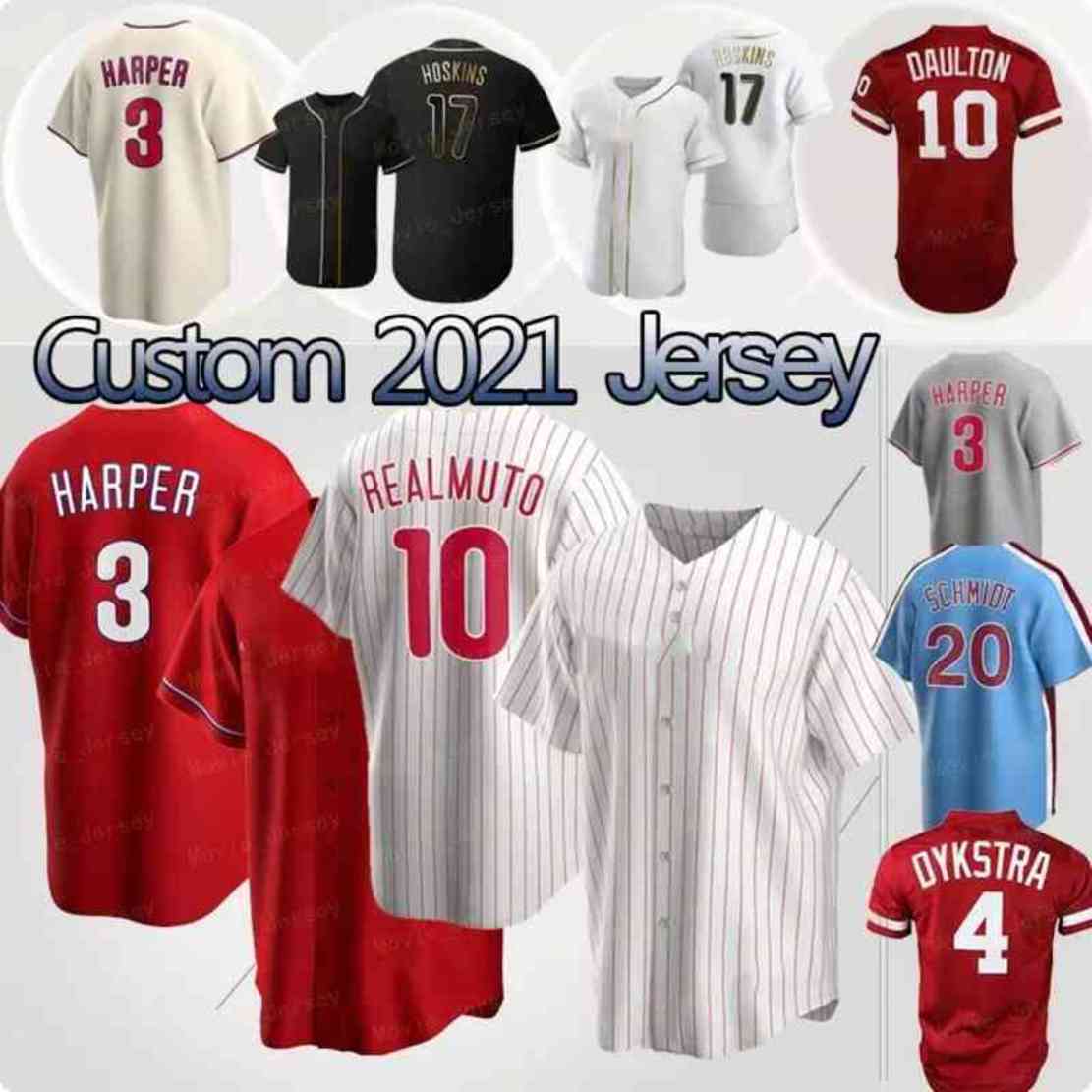 Custom Bryce 3 Harper 10 JT Realmuto Jersey 27 Aaron Nola 20 Mike Schmidt 17 Rhys Hoskins Roy Halladay Jimmy Rollins Jim Thome Baseball Jerseys X1, Men
Custom Bryce 3 Harper 10 JT Realmuto Jersey 27 Aaron Nola 20 Mike Schmidt 17 Rhys Hoskins Roy Halladay Jimmy Rollins Jim Thome Baseball Jerseys X1, Men