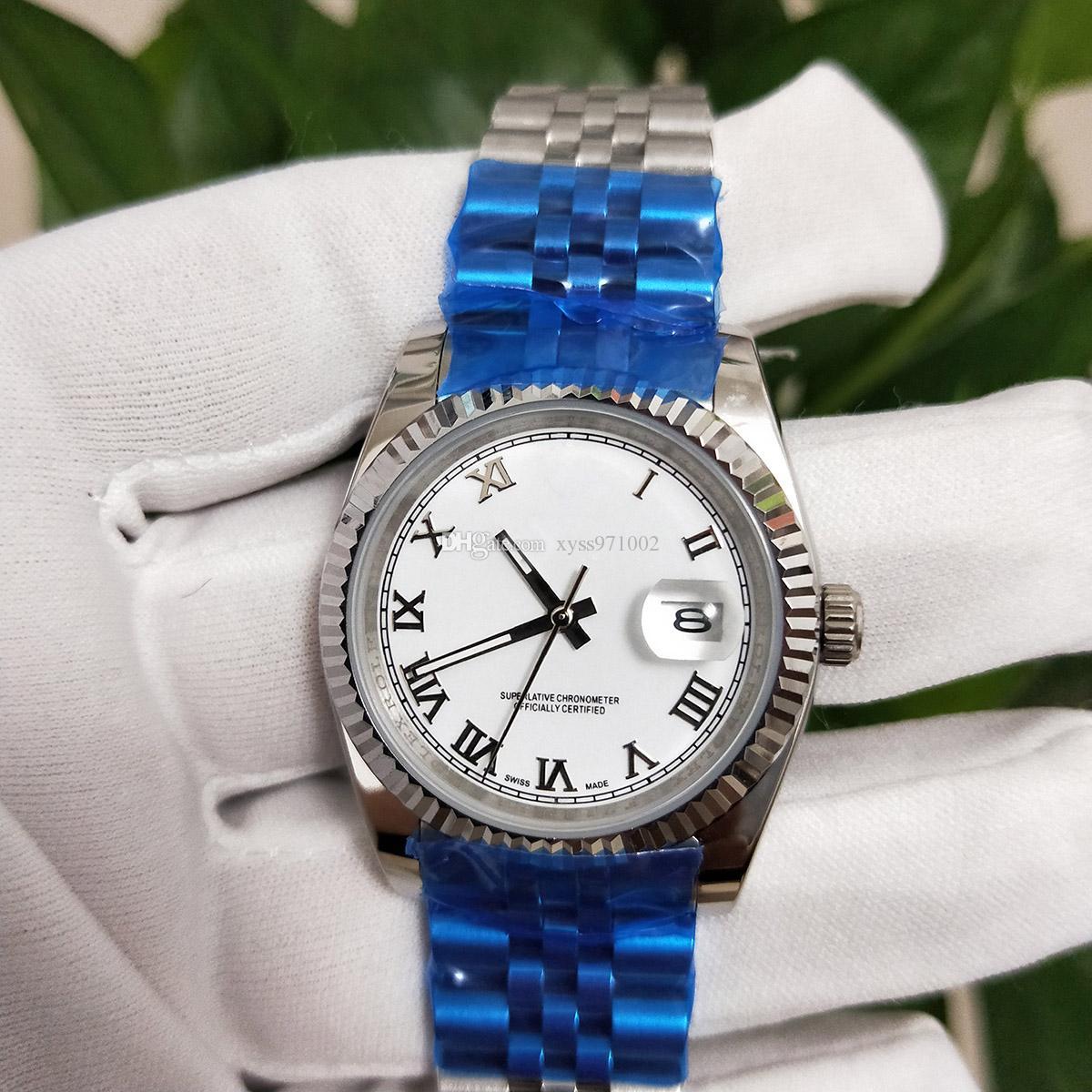 Premium Asian Unisex Watches 2813 Automatic Mechanical Fashion Men's Watch 116234 36mm Fine White Roman Dial Stainless Steel Strap High Folding Clasp wrist watch
Premium Asian Unisex Watches 2813 Automatic Mechanical Fashion Men's Watch 116234 36mm Fine White Roman Dial Stainless Steel Strap High Folding Clasp wrist watch