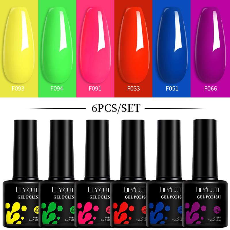Nail Art Kits 6PC/SET Gel Polish Set Summer Neon Vernis Semi Permanent Hybrid Varnish Soak Off UV LED VarnishNail KitsNail
Nail Art Kits 6PC/SET Gel Polish Set Summer Neon Vernis Semi Permanent Hybrid Varnish Soak Off UV LED VarnishNail KitsNail