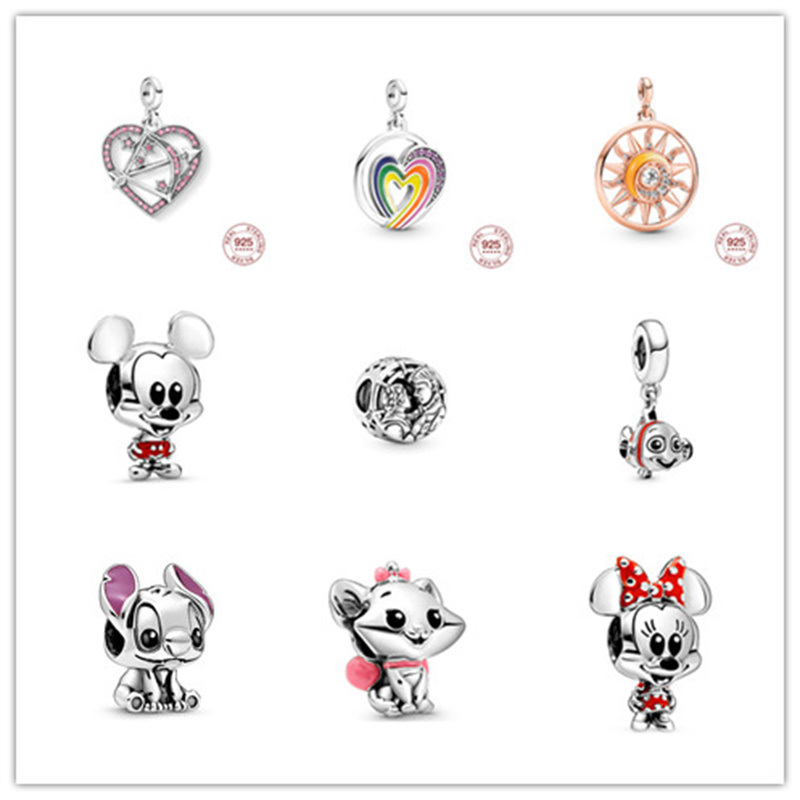 Fashion s925 Sterling Silver Loose Beads Classic Beaded Bracelets Rainbow Mouse Charms Original Fit Pandora Necklace Classic Luxury Pendant Women's Jewelry Gift
Fashion s925 Sterling Silver Loose Beads Classic Beaded Bracelets Rainbow Mouse Charms Original Fit Pandora Necklace Classic Luxury Pendant Women's Jewelry Gift