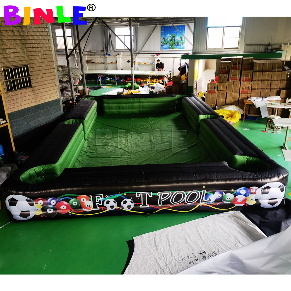 Hot Selling Human Inflatable Snooker Football/Soccer Table Pool Portable Snookball Funny Indoor Outdoor Sport Games