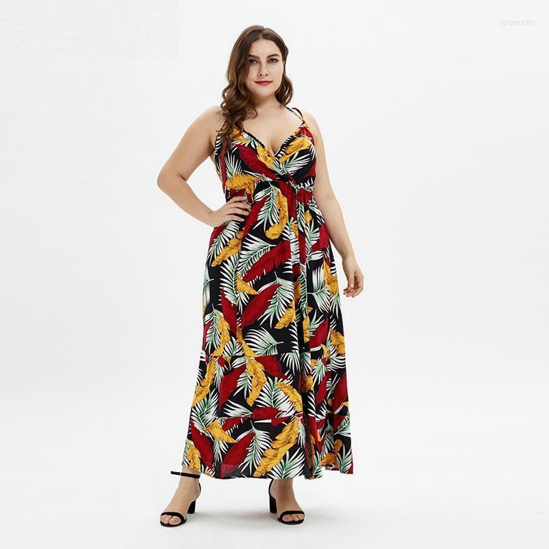 Plus Size Dresses Elegant Women Dress Leaf Printed V Neck Sexy Big 4XL Summer Sling Female Lady Beach Vestidos Dreses Jasp22, As photo
Plus Size Dresses Elegant Women Dress Leaf Printed V Neck Sexy Big 4XL Summer Sling Female Lady Beach Vestidos Dreses Jasp22, As photo