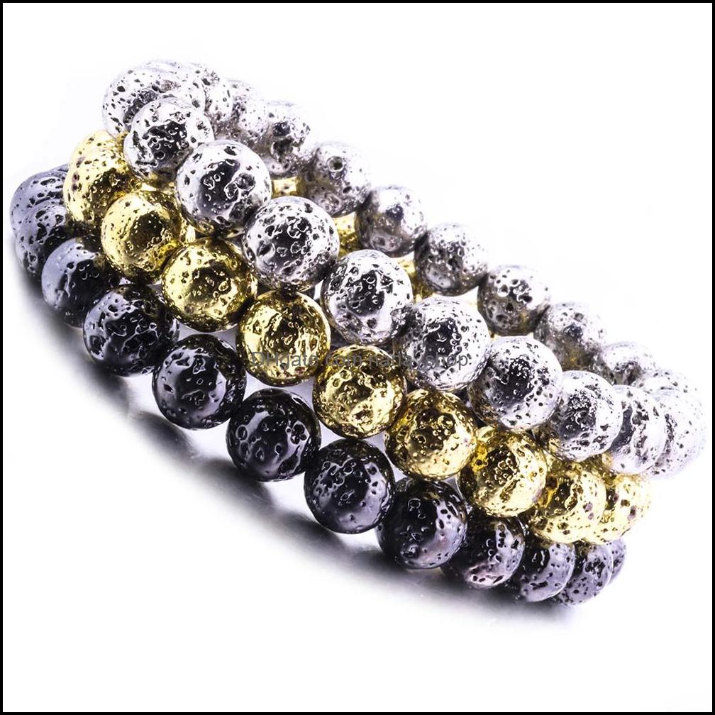 Beaded Strands Bracelets Jewelry Electroplate 8Mm Lava Stone Beads Bracelet Diy Aromatherapy Essential Oil Diffuser Drop Delivery 2021 12Nj
Beaded Strands Bracelets Jewelry Electroplate 8Mm Lava Stone Beads Bracelet Diy Aromatherapy Essential Oil Diffuser Drop Delivery 2021 12Nj