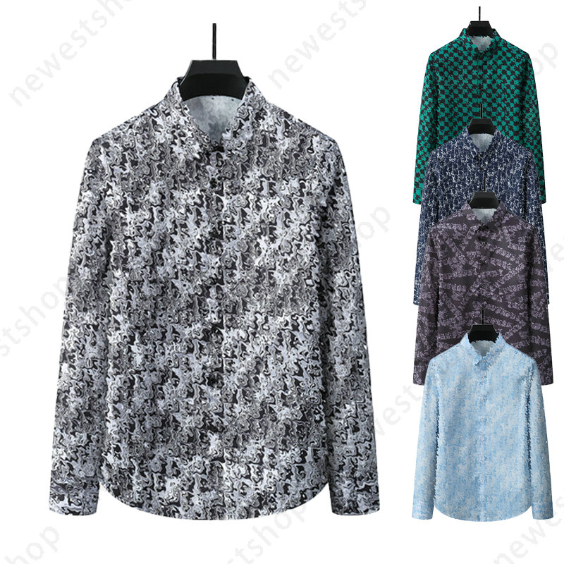 Men's designer luxury dress Shirts silk Luxury Clothes long Sleeve shows letter flowers paris print Casual Summer collar mix colors 3XL, 21
Men's designer luxury dress Shirts silk Luxury Clothes long Sleeve shows letter flowers paris print Casual Summer collar mix colors 3XL, 21
