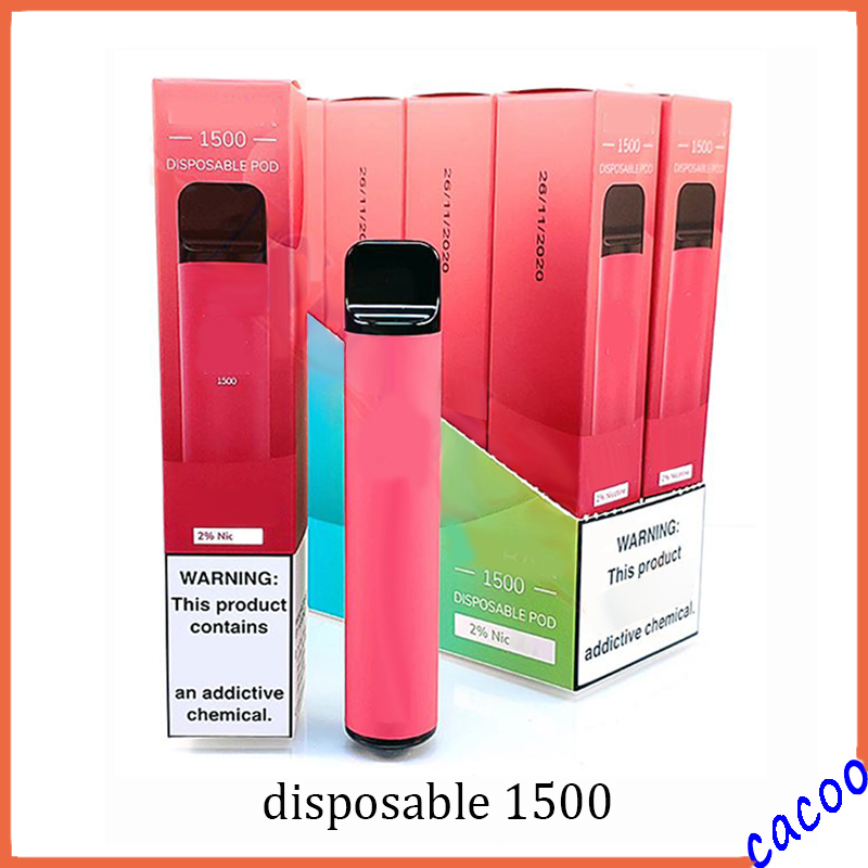 1500 Puffs E Cigarette Disposable Vape Pod Device 850mAh Battery 4.8ml Pods 2% Salt Strength 14 Colors vaporizer
1500 Puffs E Cigarette Disposable Vape Pod Device 850mAh Battery 4.8ml Pods 2% Salt Strength 14 Colors vaporizer