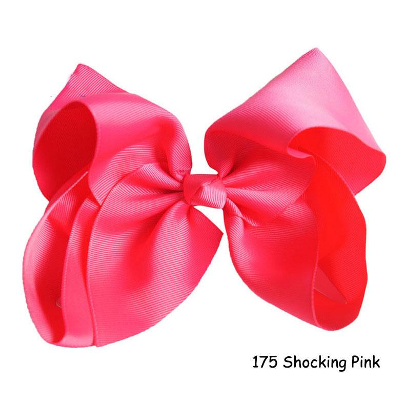 8 Inches 45 Colors Girls Hair Bows Kids Bow Hairpin Clips Girls Large Bowknot Ribbon Headband Fashion Baby Girl Hair Accessories