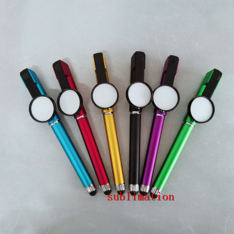 sublimation blank ballpoint pen 6colours hot transfer printing consumables factory price