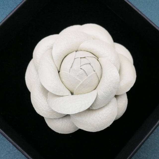 Dress Accessories Fashion Black Bow Fabric Camellia Flower Brooch Pin Wedding Party Costume Accessories