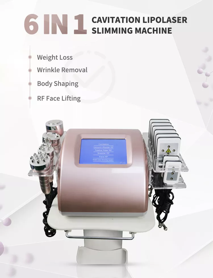 6 in 1 slimming 40K machine Ultrasound cavitation High quality lipo laser fat removal fat reduce body shaping lipolaser lose weight radio frequency beauty equipment
6 in 1 slimming 40K machine Ultrasound cavitation High quality lipo laser fat removal fat reduce body shaping lipolaser lose weight radio frequency beauty equipment