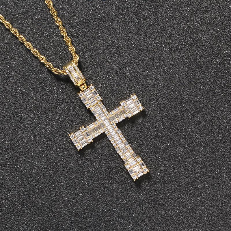 Pendant Necklaces Hip Hop Square CZ Zircon Stone Bling Iced Out Cross Pendants Necklace For Men Rapper Jewelry Drop
Pendant Necklaces Hip Hop Square CZ Zircon Stone Bling Iced Out Cross Pendants Necklace For Men Rapper Jewelry Drop
