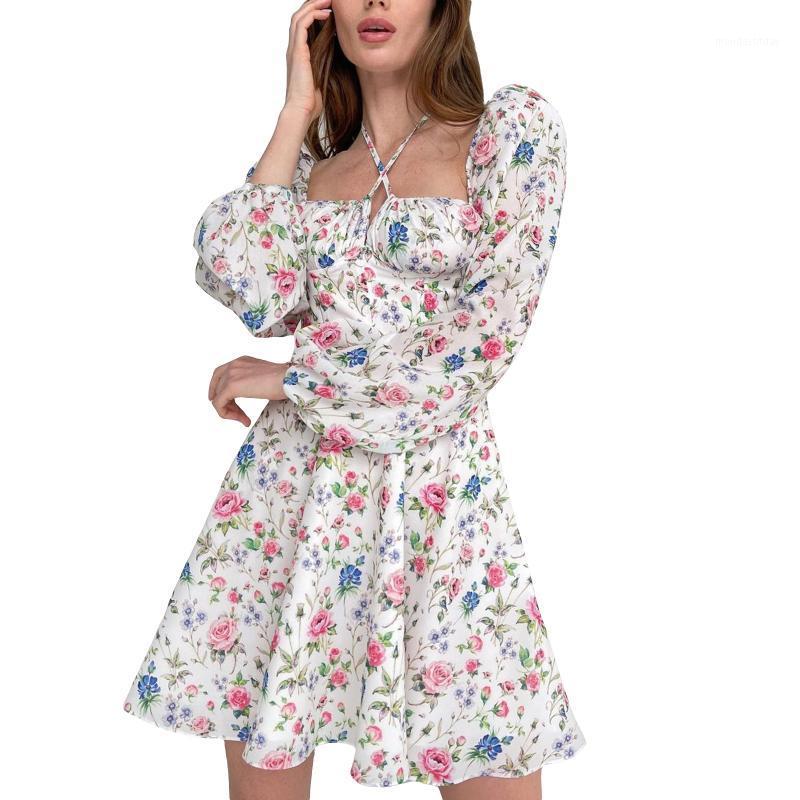Casual Dresses Women Vintage Summer Square Collar Floral A-line Dress Adults Tie-up Backless Puff Long Sleeve Autumn Short, Green
Casual Dresses Women Vintage Summer Square Collar Floral A-line Dress Adults Tie-up Backless Puff Long Sleeve Autumn Short, Green