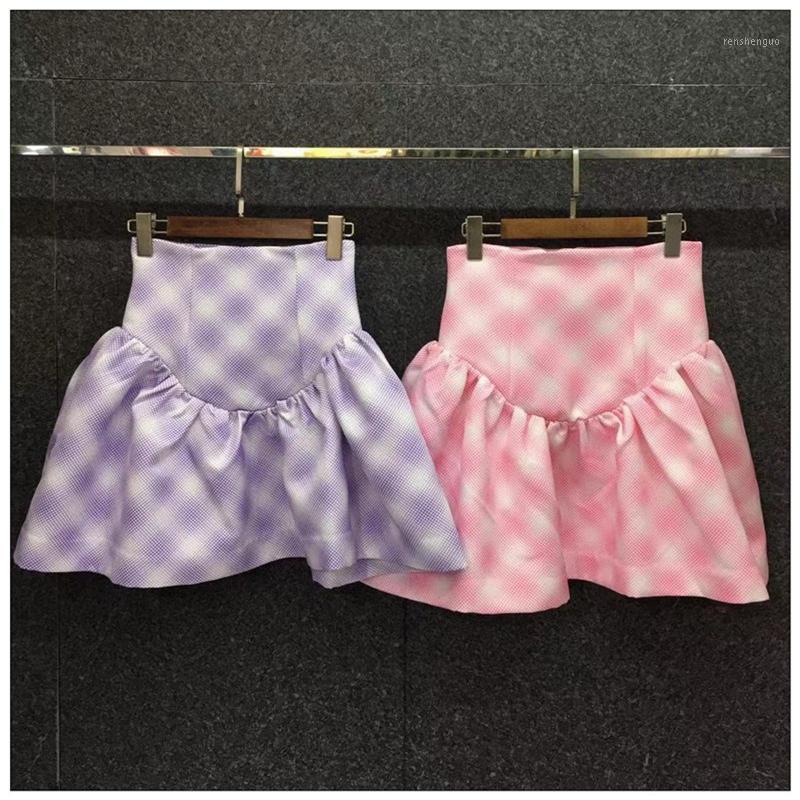 Skirts 2022 Summer Women' Color Matching Puffy Skirt, High-quality Ruffled All-match Short High-waist A-line Skirt, Pink
Skirts 2022 Summer Women' Color Matching Puffy Skirt, High-quality Ruffled All-match Short High-waist A-line Skirt, Pink