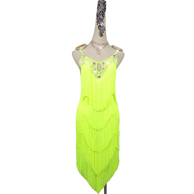 Stage Wear Latin Dance Dress Fringe Diamond-Studded Long Skirt Performance Clothing High-End Custom Women Adult Child Competition ClothesSta, Ornaments
Stage Wear Latin Dance Dress Fringe Diamond-Studded Long Skirt Performance Clothing High-End Custom Women Adult Child Competition ClothesSta, Ornaments