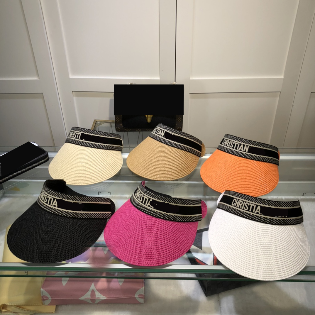 Luxury designer visors Sun Hat woman summer sun-protection Straw hats Outdoor Visor Cap fashion Empty Top Caps Casual Sports Beach Sunhat baseball sport hats, As show
Luxury designer visors Sun Hat woman summer sun-protection Straw hats Outdoor Visor Cap fashion Empty Top Caps Casual Sports Beach Sunhat baseball sport hats, As show