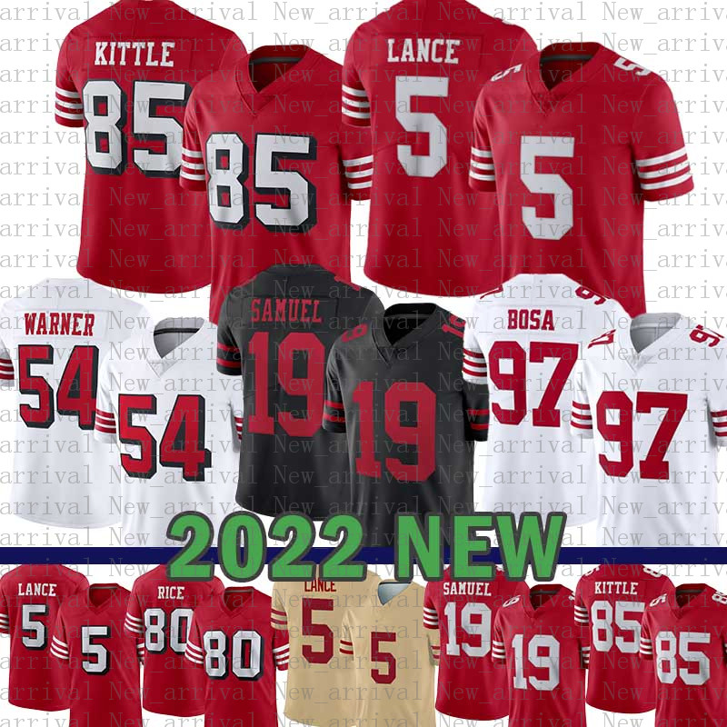 85 George Kittle Football Jersey Fred Warner Nick Bosa Trey Lance Deebo Samuel Brandon Aiyuk Jimmy Garoppolo Kyle Juszczyk Trent Williams Dee Ford Deion Sanders Ward, Mens-49 r
85 George Kittle Football Jersey Fred Warner Nick Bosa Trey Lance Deebo Samuel Brandon Aiyuk Jimmy Garoppolo Kyle Juszczyk Trent Williams Dee Ford Deion Sanders Ward, Mens-49 r
