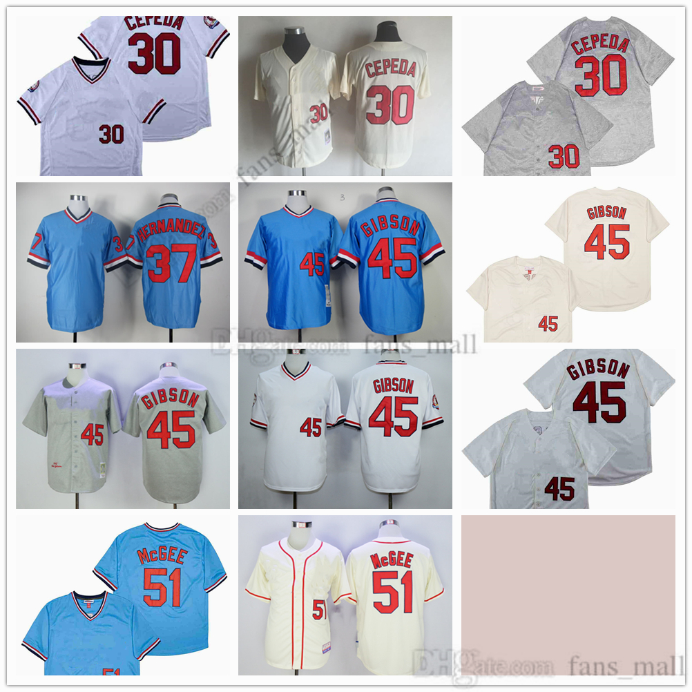 Movie Mitchell and Ness Baseball Jersey Vintage 30 Orlando Cepeda Jersey 51 Willie McGee 37 Keith hernandez 45 Bob Gibson Stitched Breathable Sport Sale High Quality, As picture (with team name)
Movie Mitchell and Ness Baseball Jersey Vintage 30 Orlando Cepeda Jersey 51 Willie McGee 37 Keith hernandez 45 Bob Gibson Stitched Breathable Sport Sale High Quality, As picture (with team name)