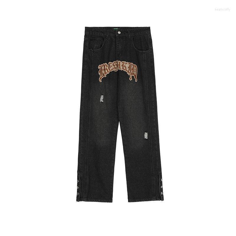 Men' Jeans High Street Hip-hop Men' Large Size American Y2k Retro Niche Loose Straight Wide-leg Pants Tide Ins Men And WomenMen' Heat, Gold
Men' Jeans High Street Hip-hop Men' Large Size American Y2k Retro Niche Loose Straight Wide-leg Pants Tide Ins Men And WomenMen' Heat, Gold