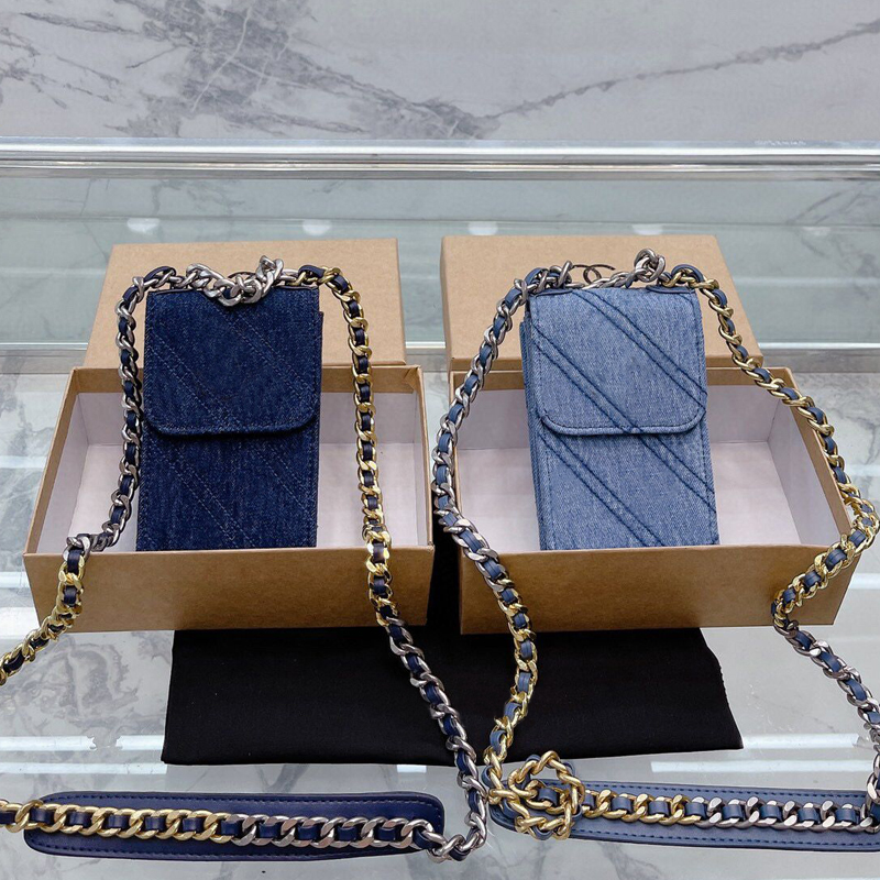 Lady Cowboy Chain Mobile Phone Shoulder Bags Simple Small Square Mini Denim Bag Womens Luxury Designer Handbags for Women 2022 blue plaid coin card messenger bag, Deep blue
Lady Cowboy Chain Mobile Phone Shoulder Bags Simple Small Square Mini Denim Bag Womens Luxury Designer Handbags for Women 2022 blue plaid coin card messenger bag, Deep blue