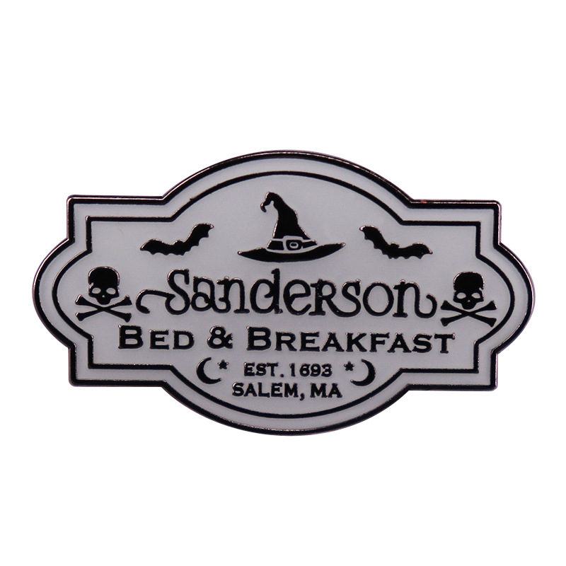 Halloween Sanderson Bed Breakfast Enamel Brooch Pins Metal Badges Lapel Pin Brooches Jackets Jeans Fashion Jewelry Accessories, As picture
Halloween Sanderson Bed Breakfast Enamel Brooch Pins Metal Badges Lapel Pin Brooches Jackets Jeans Fashion Jewelry Accessories, As picture
