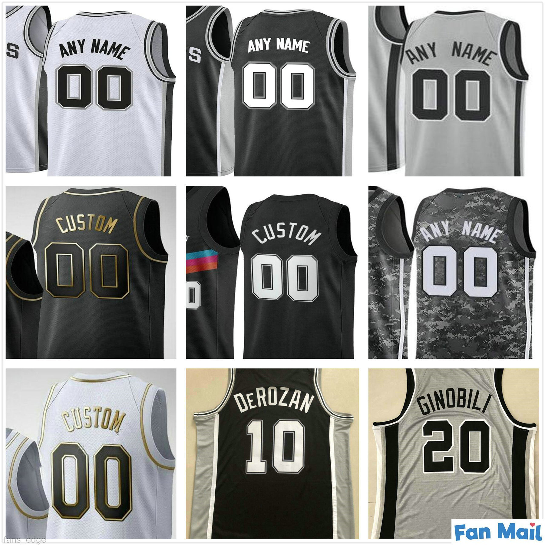 Custom Printed Tony 9 Parker Manu 20 Ginobili David 50 Robinson 45 Tyler Zeller 23 Cameron Reynolds Men Women Kids Basketball Jerseys, As picture
Custom Printed Tony 9 Parker Manu 20 Ginobili David 50 Robinson 45 Tyler Zeller 23 Cameron Reynolds Men Women Kids Basketball Jerseys, As picture