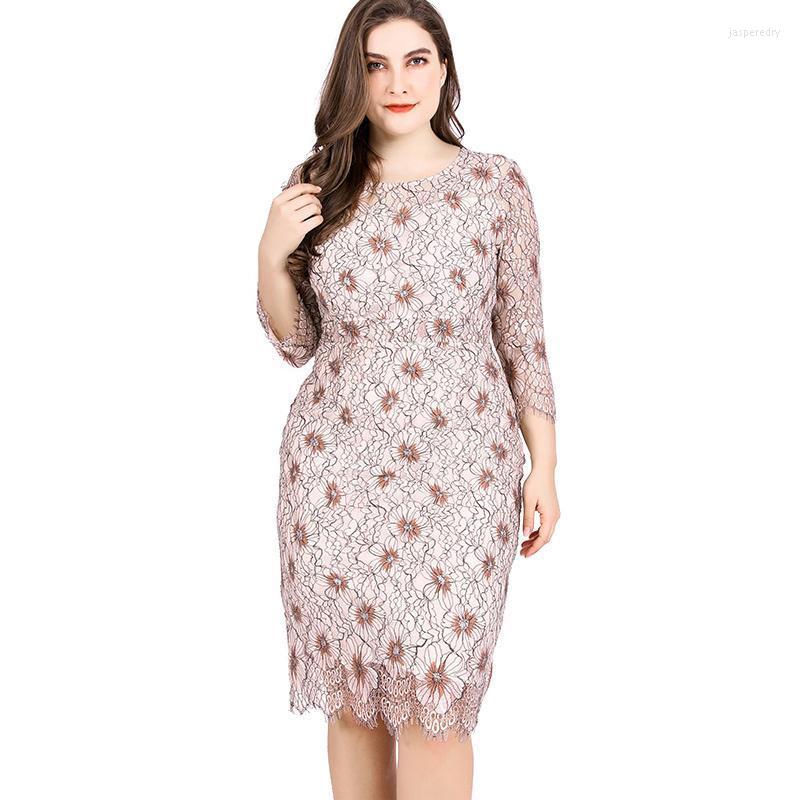 Plus Size Dresses Ladies Lace Print Sexy Dress High Quality Clothing Fashion Elegant Women Party Night Jasp22, Pink
Plus Size Dresses Ladies Lace Print Sexy Dress High Quality Clothing Fashion Elegant Women Party Night Jasp22, Pink
