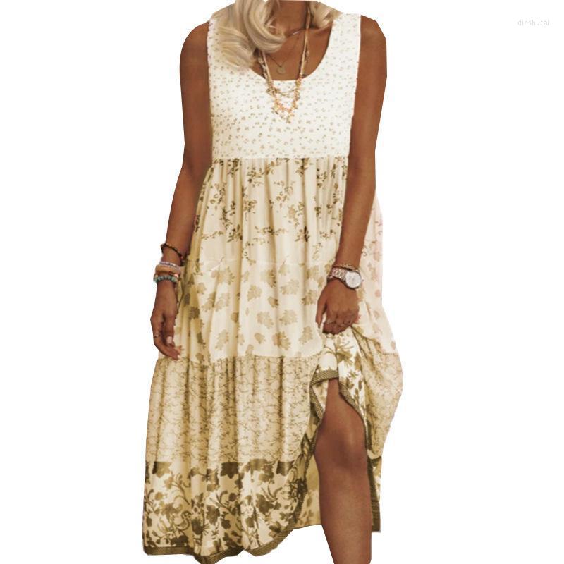 Women's Swimwear Summer Printed Suspender Dress Cool Loose Waist Mid Length Sexy Sleeveless Soft Holiday Party Beach, Blue
Women's Swimwear Summer Printed Suspender Dress Cool Loose Waist Mid Length Sexy Sleeveless Soft Holiday Party Beach, Blue