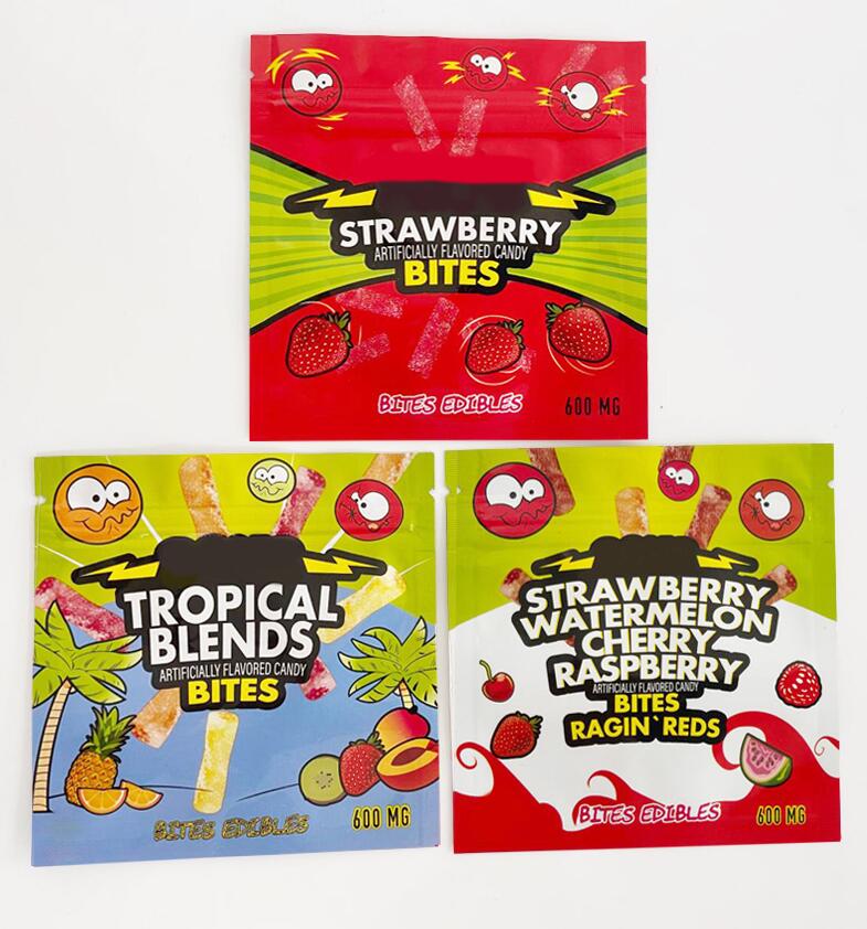 Packaging Bag 600mg Sour Bites Tropical Blends Gummy Resealable Edibles Zipper Package mylar bag Smell proof Baggies
Packaging Bag 600mg Sour Bites Tropical Blends Gummy Resealable Edibles Zipper Package mylar bag Smell proof Baggies